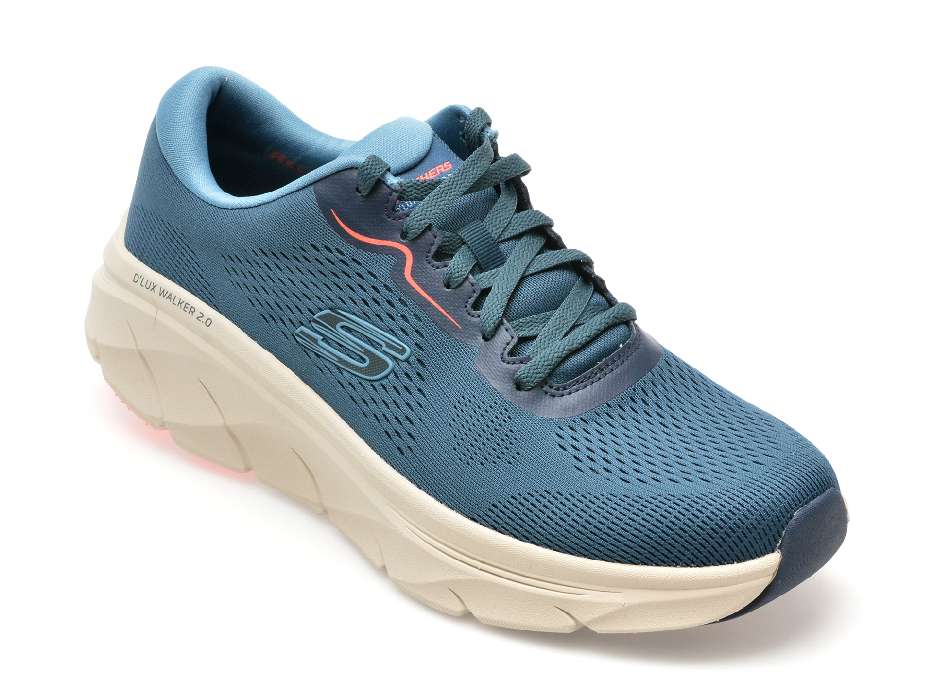 Pantofi sport SKECHERS bleumarin, D LUX WALKER 2.0, din material texil Pantofi sport SKECHERS bleumarin, D LUX WALKER 2.0, din material texil