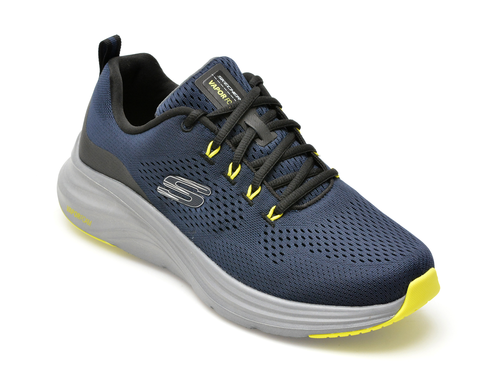 Pantofi sport SKECHERS bleumarin, VAPOR FOAM, din material textil Pantofi sport SKECHERS bleumarin, VAPOR FOAM, din material textil