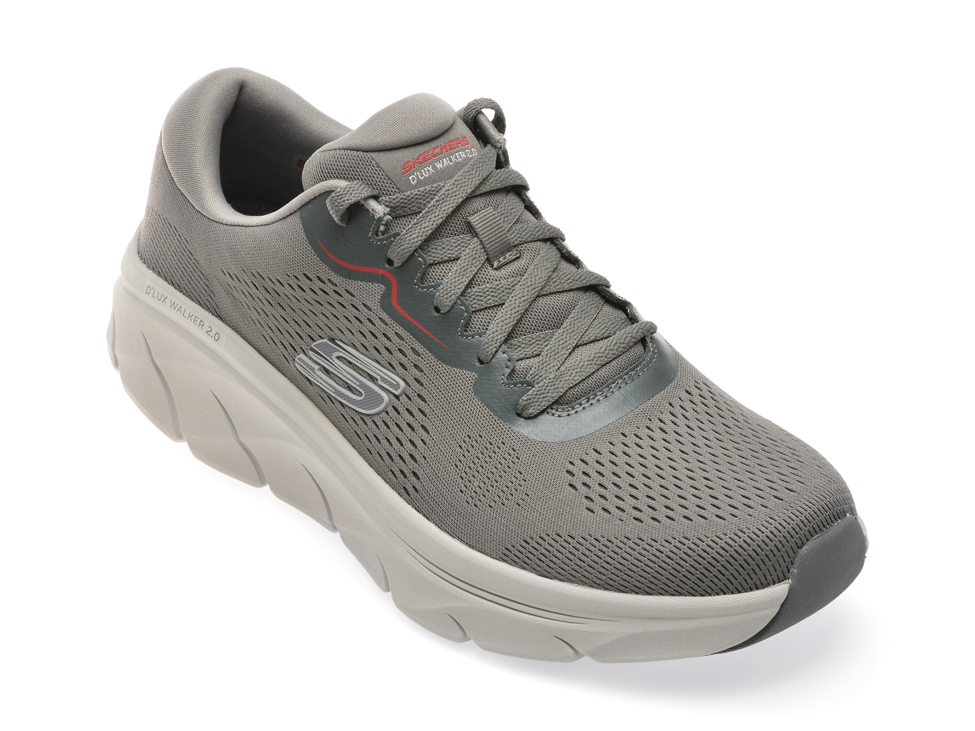 Pantofi sport SKECHERS gri, 232714, din material textil Pantofi sport SKECHERS gri, 232714, din material textil