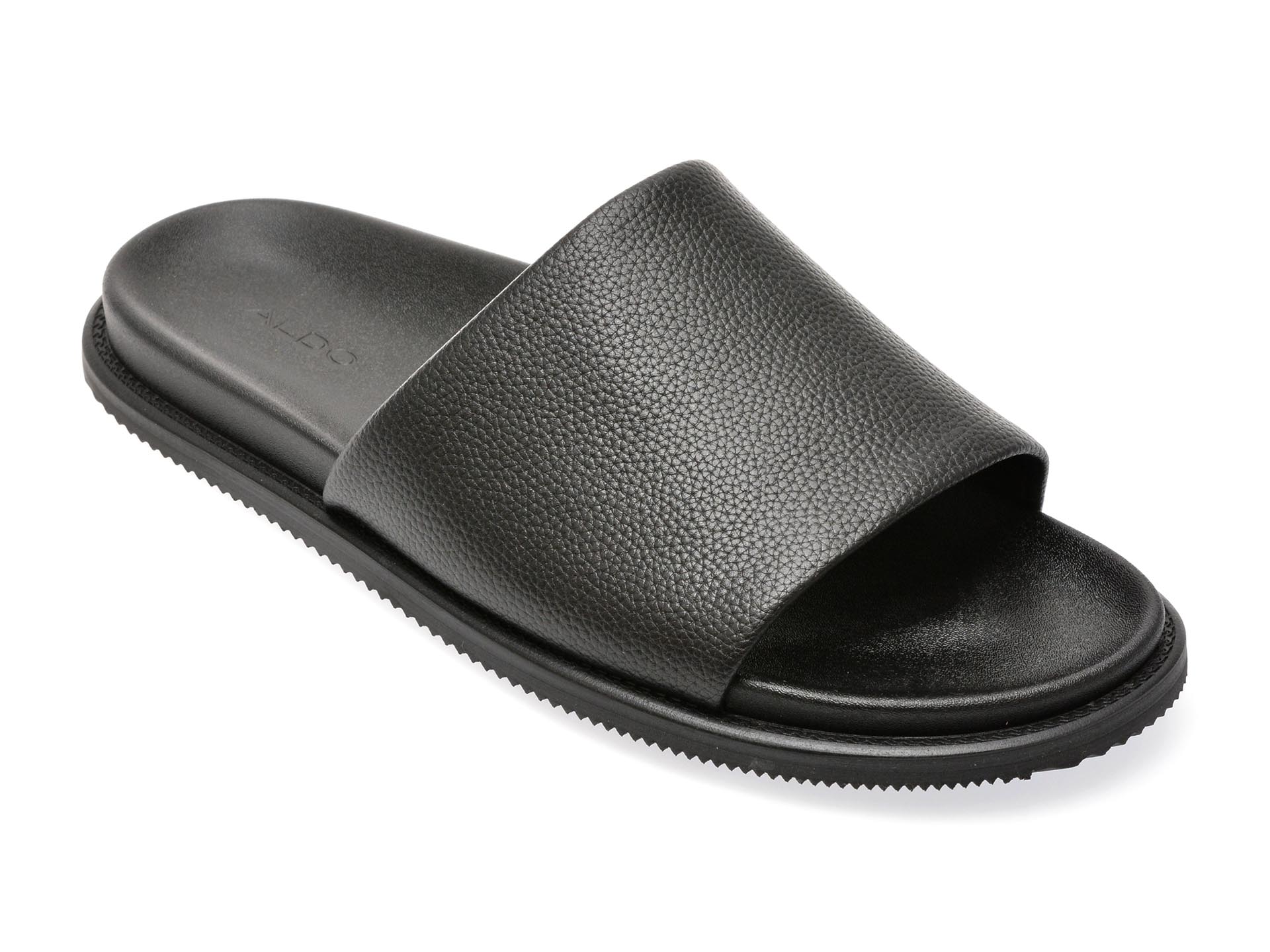 Papuci casual ALDO negri, 13590697, din piele naturala Papuci casual ALDO negri, 13590697, din piele naturala