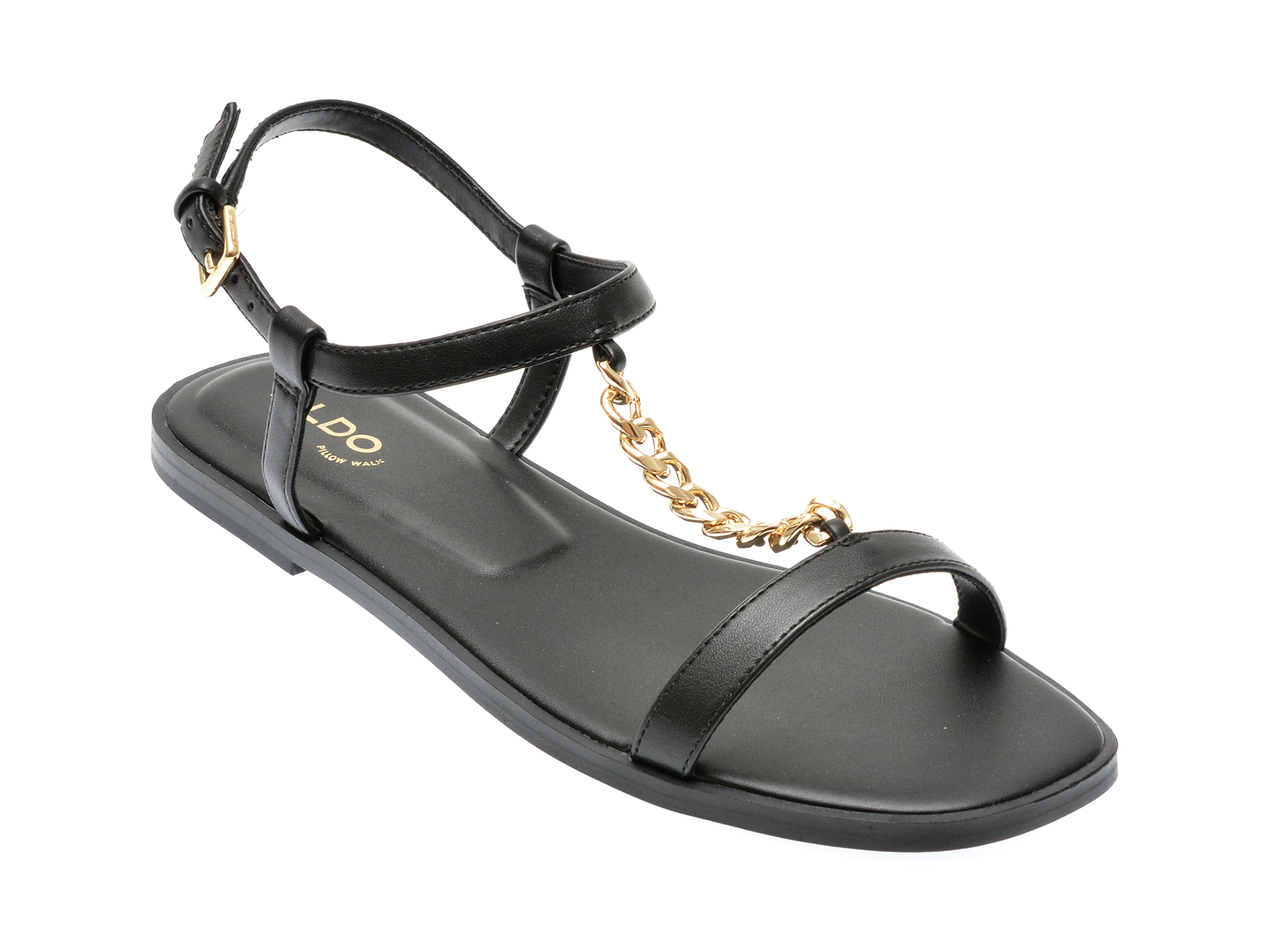 Sandale casual ALDO negre, 13740412, din piele ecologica Sandale casual ALDO negre, 13740412, din piele ecologica