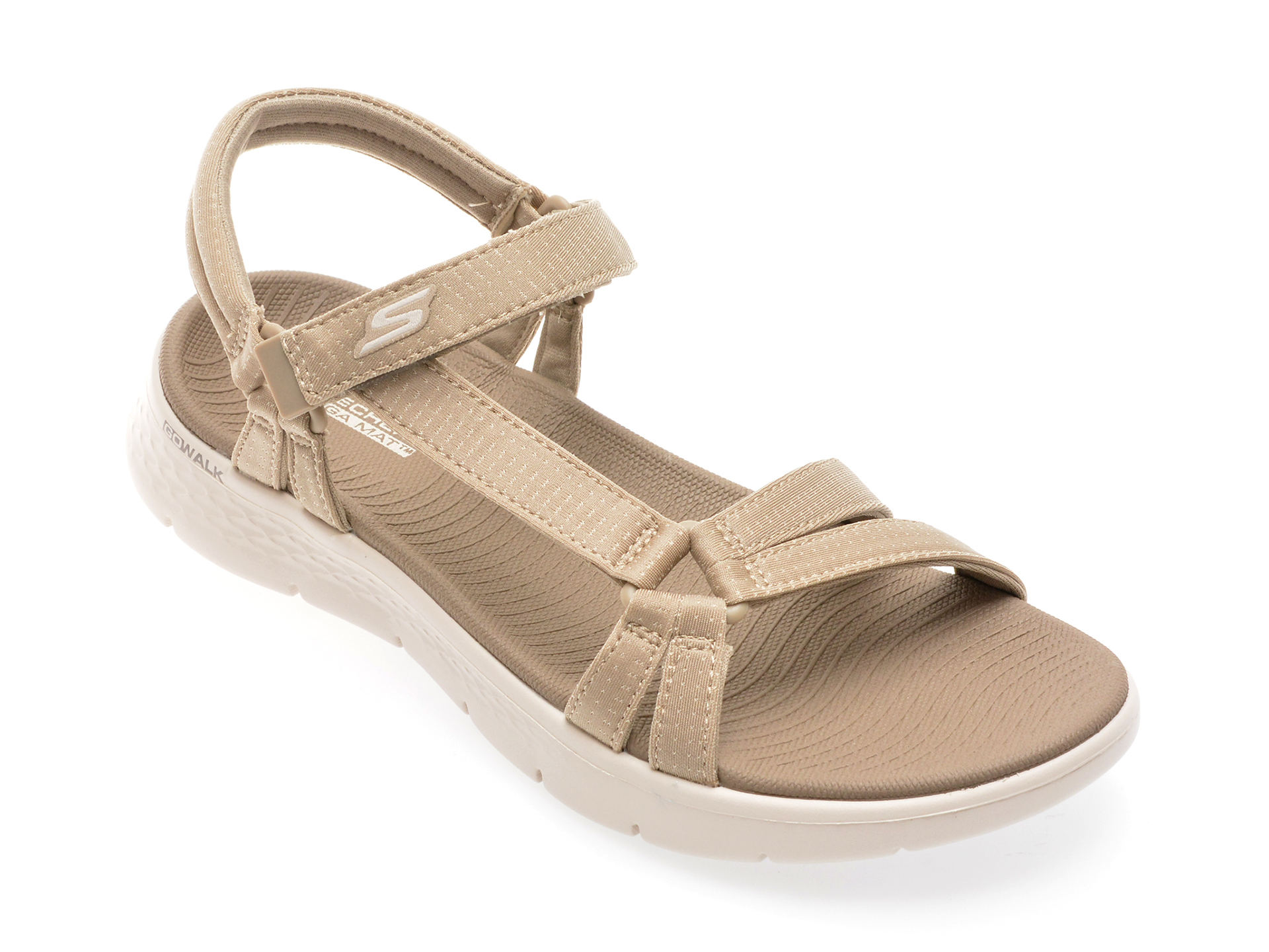 Sandale casual SKECHERS gri, 141451, din material textil Sandale casual SKECHERS gri, 141451, din material textil