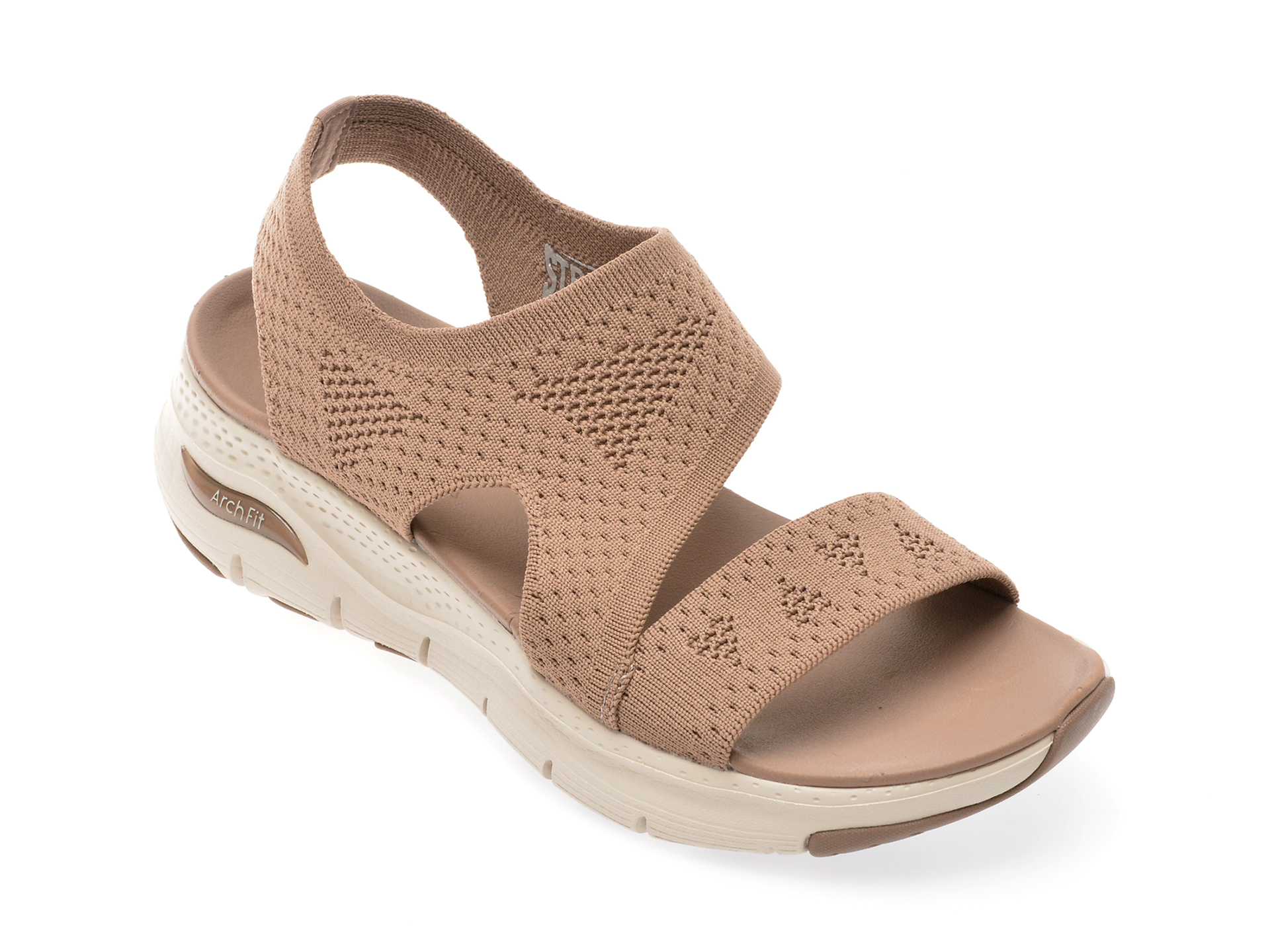 Sandale casual SKECHERS maro, 119458, din material textil Sandale casual SKECHERS maro, 119458, din material textil