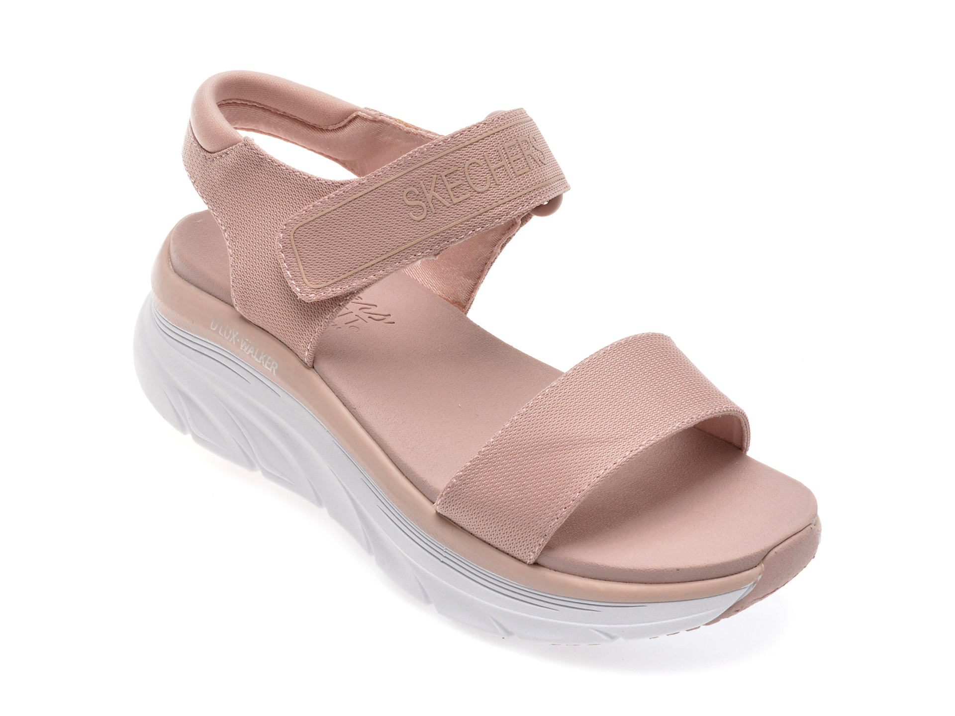 Sandale casual SKECHERS roz, 119226, din material textil Sandale casual SKECHERS roz, 119226, din material textil