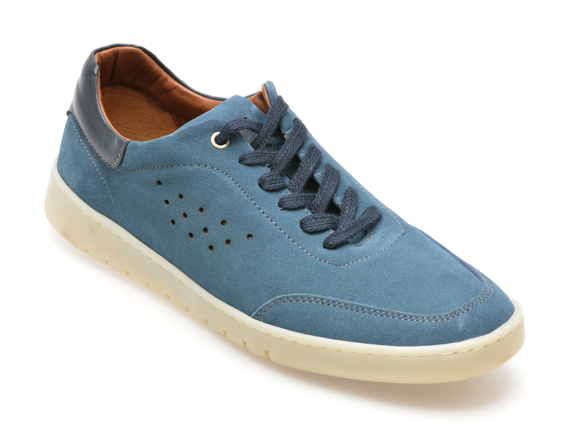 Pantofi casual GRYXX albastri, 33620, din piele intoarsa Pantofi casual GRYXX albastri, 33620, din piele intoarsa