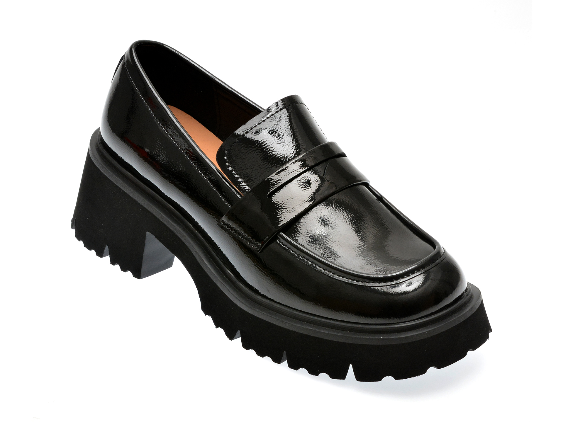 Mocasini casual FLAVIA PASSINI negri, V105D11, din piele naturala Mocasini casual FLAVIA PASSINI negri, V105D11, din piele naturala