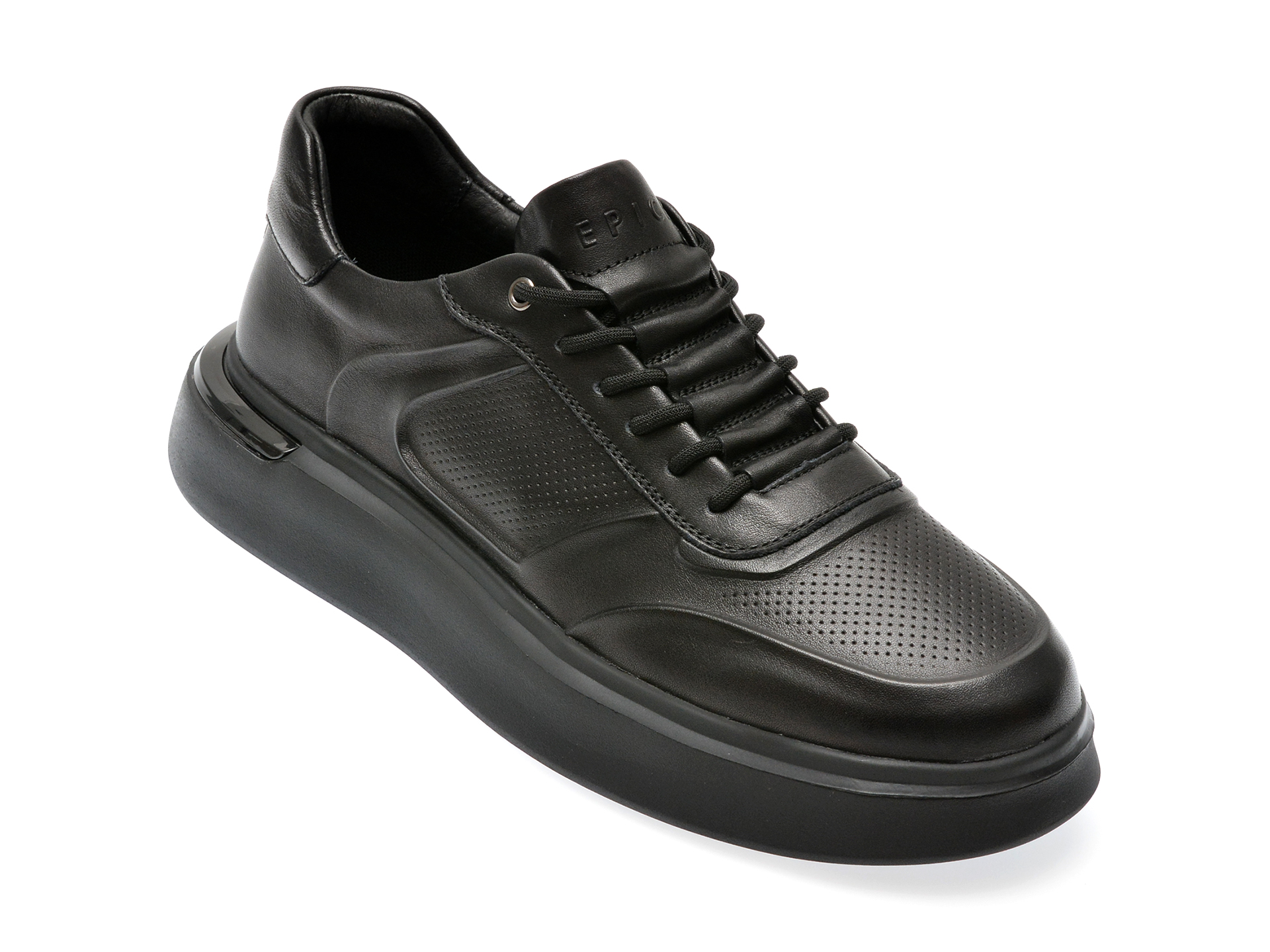 Pantofi casual EPICA negri, D3513, din piele naturala Pantofi casual EPICA negri, D3513, din piele naturala
