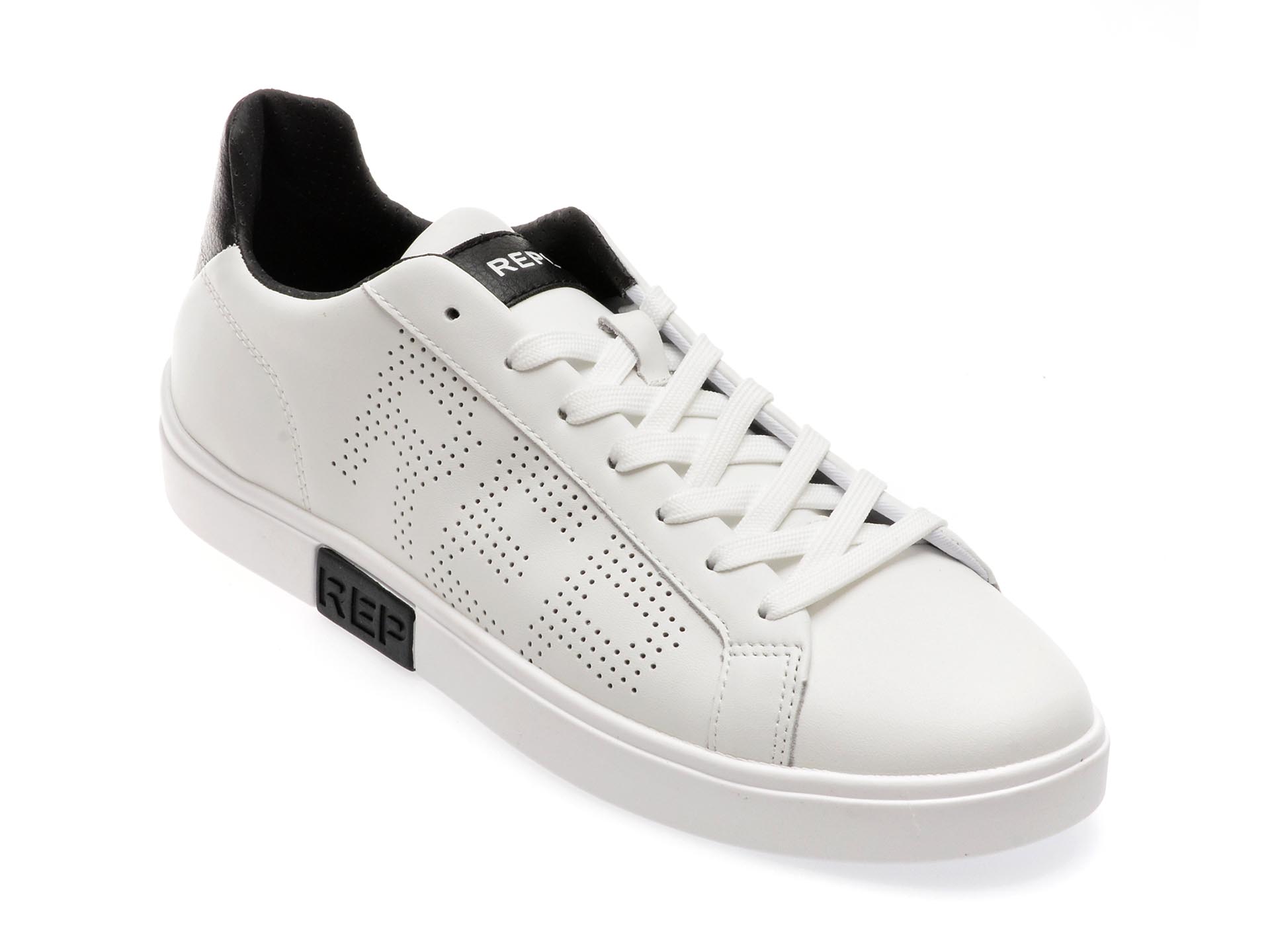 Pantofi casual REPLAY albi, MZ3P14L, din piele naturala Pantofi casual REPLAY albi, MZ3P14L, din piele naturala