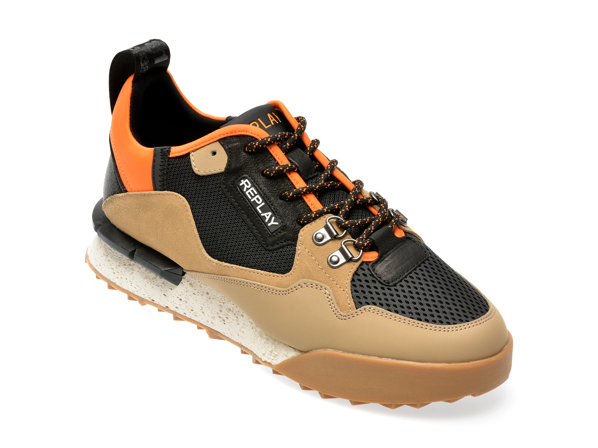 Pantofi sport REPLAY bej, MS1P42L, din piele naturala Pantofi sport REPLAY bej, MS1P42L, din piele naturala