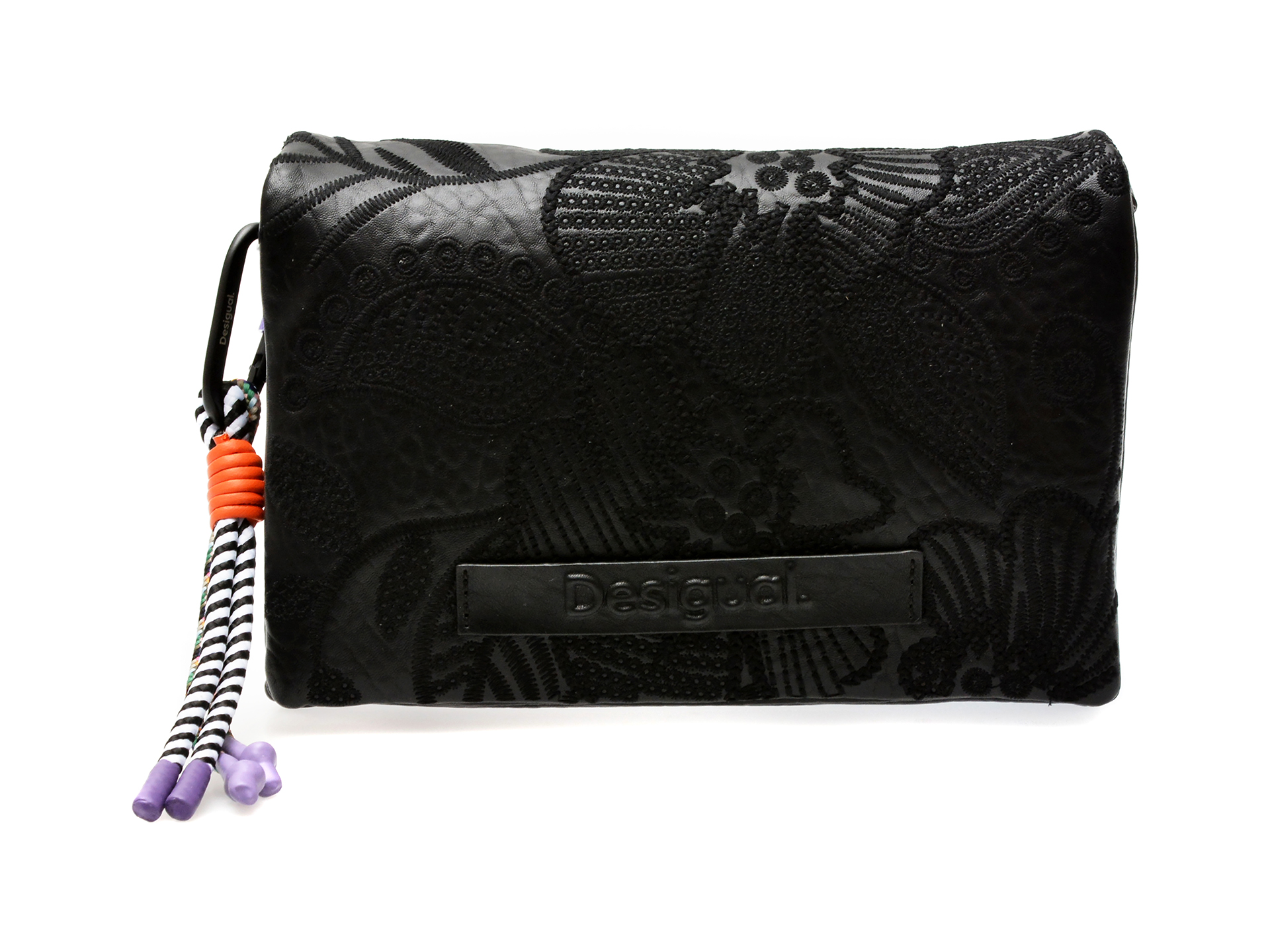 Poseta DESIGUAL neagra, SAXP39, din piele ecologica Poseta DESIGUAL neagra, SAXP39, din piele ecologica