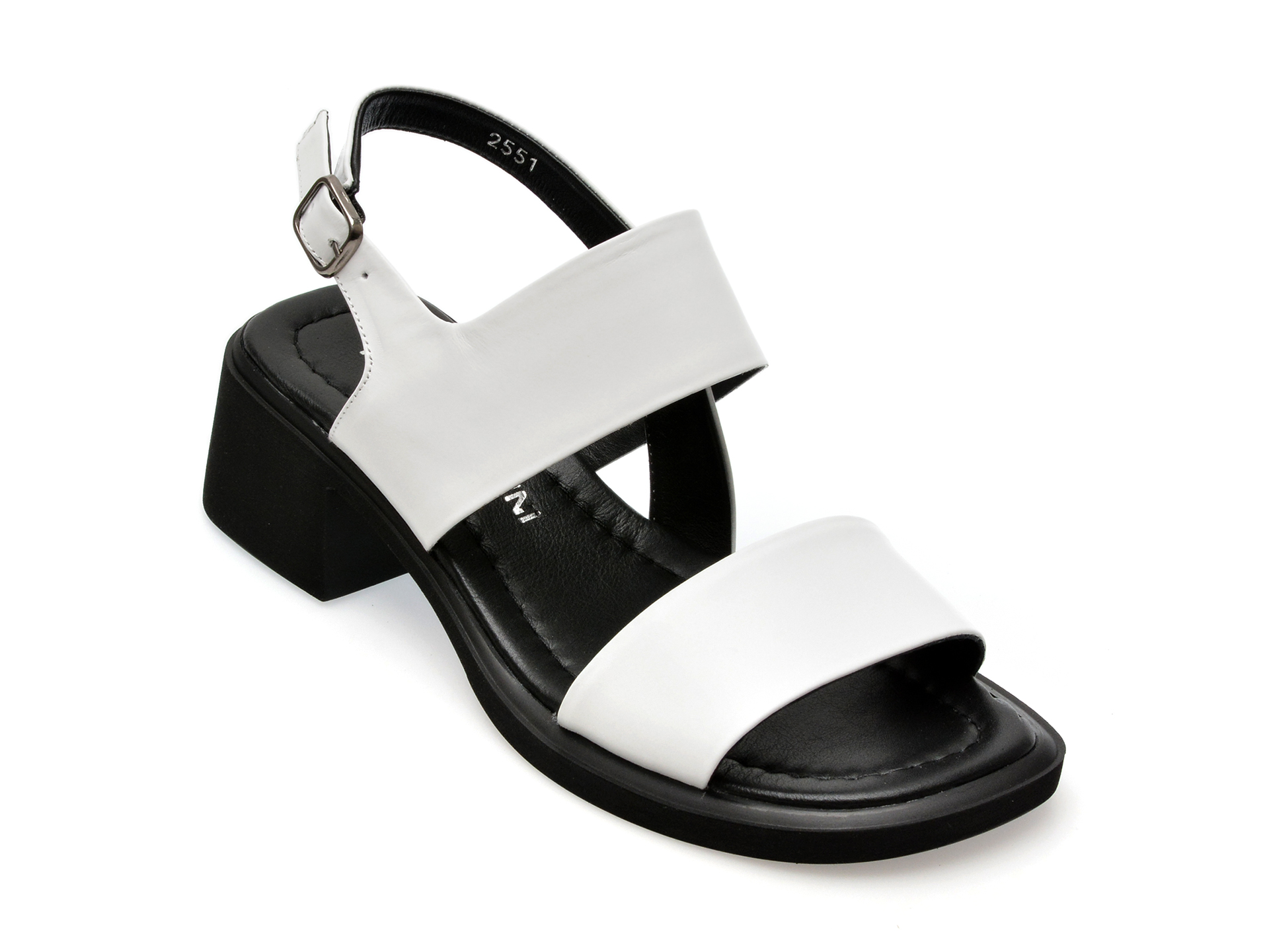 Sandale casual FLAVIA PASSINI albe, 5162551, din piele naturala Sandale casual FLAVIA PASSINI albe, 5162551, din piele naturala