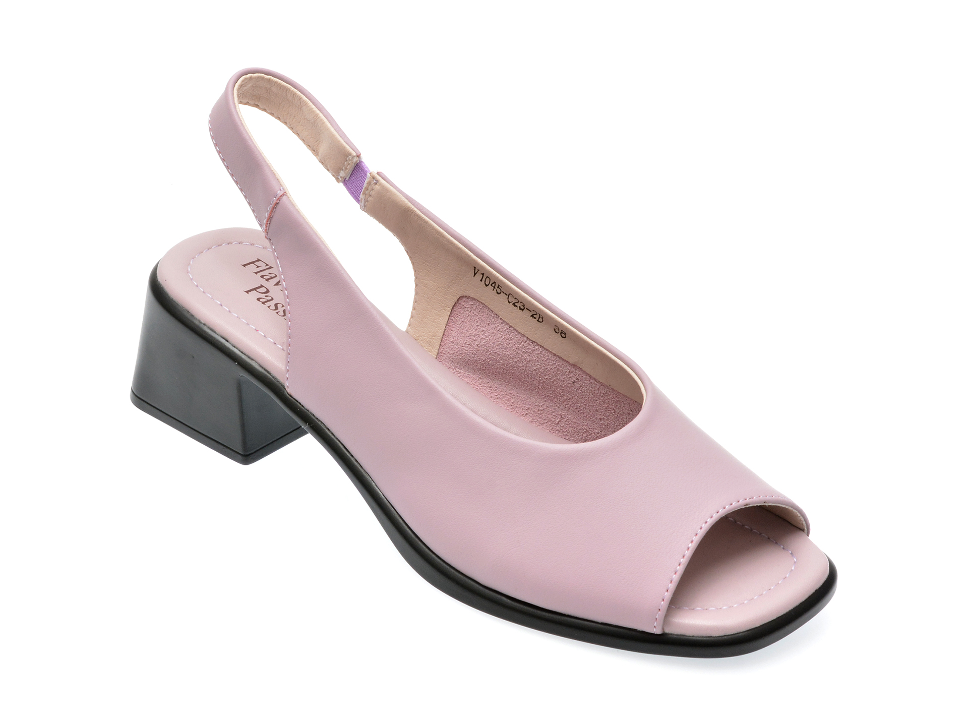 Sandale casual FLAVIA PASSINI mov, V104C23, din piele naturala Sandale casual FLAVIA PASSINI mov, V104C23, din piele naturala