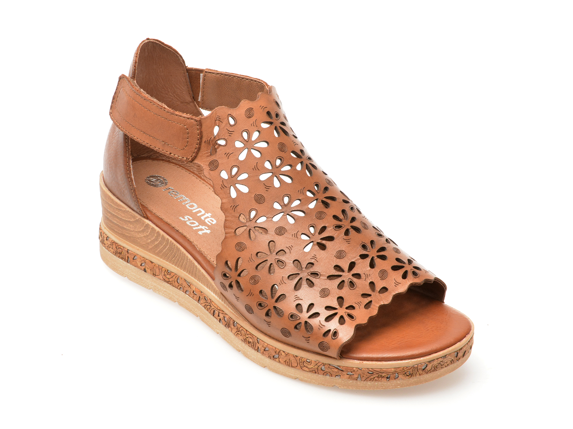 Sandale casual REMONTE maro, D30561, din piele naturala Sandale casual REMONTE maro, D30561, din piele naturala