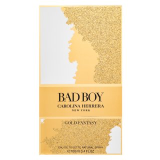 Carolina Herrera Bad Boy Gold Fantasy Eau de Toilette bărbați 100 ml Carolina Herrera Bad Boy Gold Fantasy Eau de Toilette bărbați 100 ml