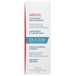 Ducray Argeal Sebum-Absorbing Shampoo sampon hranitor pentru păr gras 200 ml Ducray Argeal Sebum-Absorbing Shampoo sampon hranitor pentru păr gras 200 ml