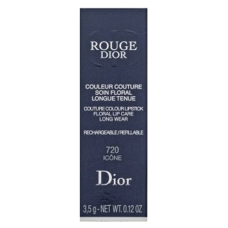 Dior (Christian Dior) Rouge Refillable Lipstick ruj cu persistenta indelungata cu efect matifiant 720 Icone Matte Finish 3,5 g Dior (Christian Dior) Rouge Refillable Lipstick ruj cu persistenta indelungata cu efect matifiant 720 Icone Matte Finish 3,5 g
