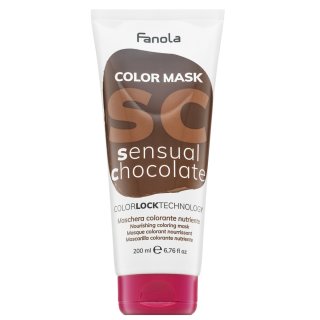 Fanola Color Mask mască hrănitoare cu pigmenți colorați pentru revigorarea culorii Sensual Chocolate 200 ml Fanola Color Mask mască hrănitoare cu pigmenți colorați pentru revigorarea culorii Sensual Chocolate 200 ml