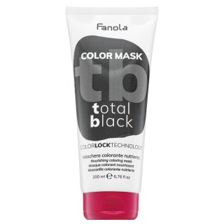 Fanola Color Mask mască hrănitoare cu pigmenți colorați pentru revigorarea culorii Total Black 200 ml Fanola Color Mask mască hrănitoare cu pigmenți colorați pentru revigorarea culorii Total Black 200 ml