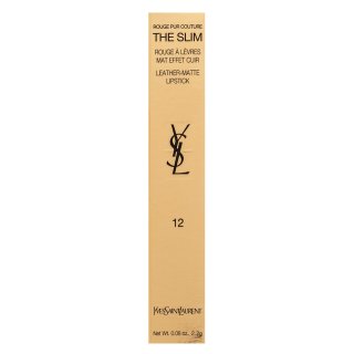 Yves Saint Laurent Rouge Pur Couture The Slim Matte Lipstick ruj cu efect matifiant 12 Nu Incongru 2,2 g Yves Saint Laurent Rouge Pur Couture The Slim Matte Lipstick ruj cu efect matifiant 12 Nu Incongru 2,2 g