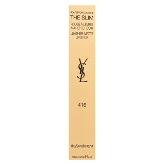 Yves Saint Laurent Rouge Pur Couture The Slim Matte Lipstick ruj cu efect matifiant 416 Psychedelic Chili 2,2 g Yves Saint Laurent Rouge Pur Couture The Slim Matte Lipstick ruj cu efect matifiant 416 Psychedelic Chili 2,2 g