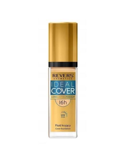 Fond de ten cu putere mare de acoperire, Ideal Cover, Revers, 16h, filtru UV, 30ml, Nr 6 Engros Fond de ten cu putere mare de acoperire, Ideal Cover, Revers, 16h, filtru UV, 30ml, Nr 6 Engros