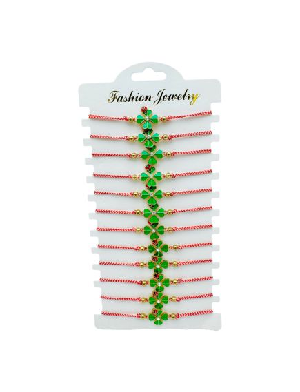 Pachet Avantajos Engros, Bratari Martisor cu snur reglabil, modele combinate, 12buc/set Pachet Avantajos Engros, Bratari Martisor cu snur reglabil, modele combinate, 12buc/set