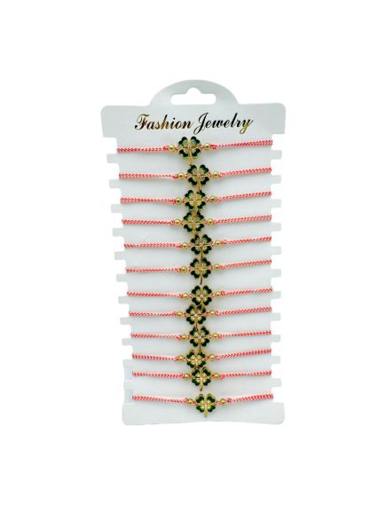 Pachet Avantajos Engros, Bratari Martisor cu snur reglabil, modele combinate, 12buc/set Pachet Avantajos Engros, Bratari Martisor cu snur reglabil, modele combinate, 12buc/set