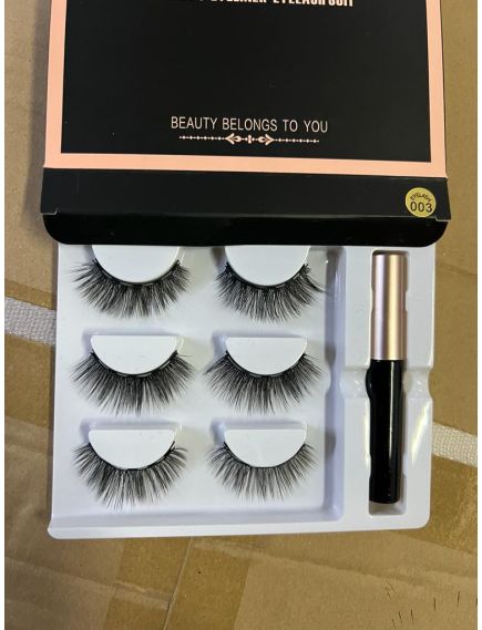 Set 3 Perechi de Gene Magnetice Engross, cu Eyeliner Magnetic, 3 marimi diferite, cod 03 Set 3 Perechi de Gene Magnetice Engross, cu Eyeliner Magnetic, 3 marimi diferite, cod 03