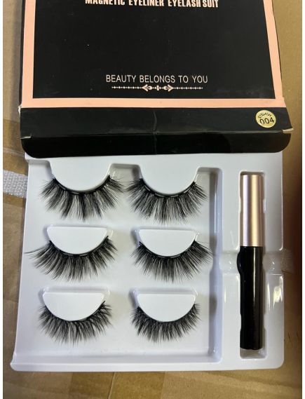 Set 3 Perechi de Gene Magnetice Engross, cu Eyeliner Magnetic, 3 marimi diferite, cod 04 Set 3 Perechi de Gene Magnetice Engross, cu Eyeliner Magnetic, 3 marimi diferite, cod 04