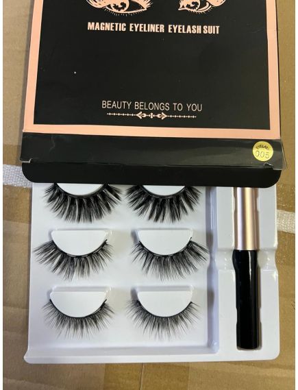 Set 3 Perechi de Gene Magnetice Engross, cu Eyeliner Magnetic, 3 marimi diferite, cod 05 Set 3 Perechi de Gene Magnetice Engross, cu Eyeliner Magnetic, 3 marimi diferite, cod 05