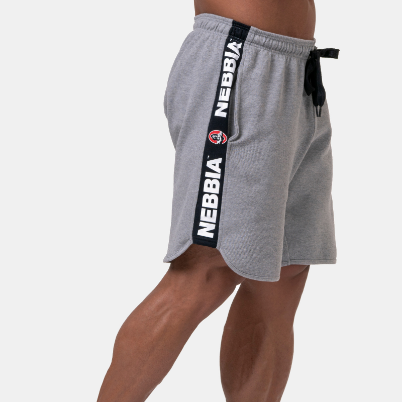 Pantaloni scurți pentru bărbați Legend-approved Grey - NEBBIA Pantaloni scurți pentru bărbați Legend-approved Grey - NEBBIA