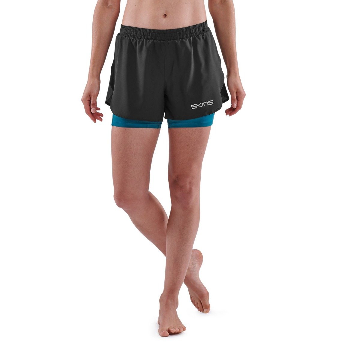 Pantaloni scurti pentru femei X-Fit Series-3 Black - SKINS Pantaloni scurti pentru femei X-Fit Series-3 Black - SKINS