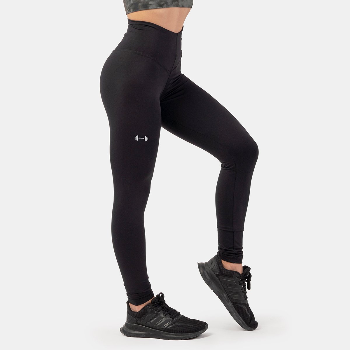 Colanți pentru femei Classic High Waist Performance Black - NEBBIA Colanți pentru femei Classic High Waist Performance Black - NEBBIA