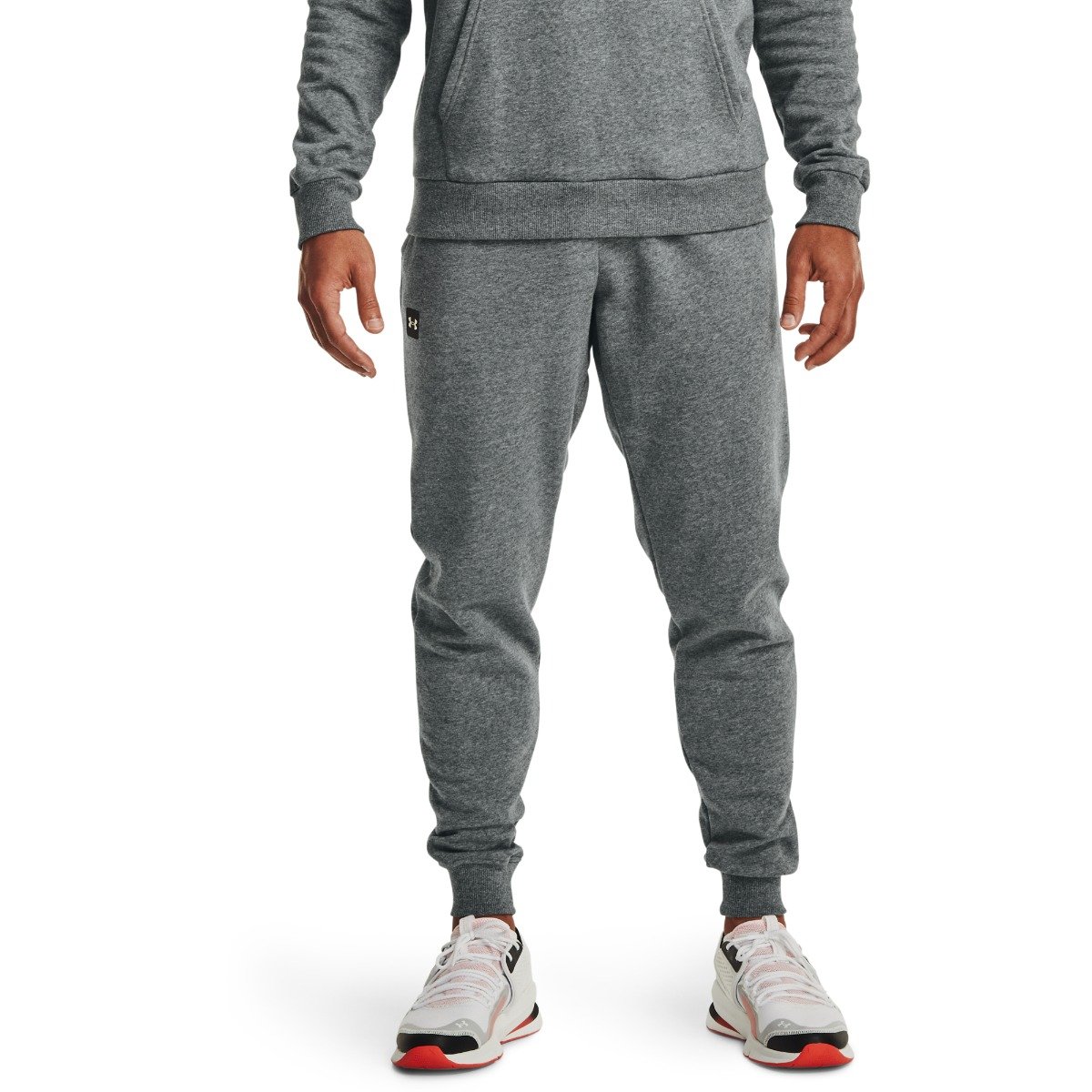 Pantaloni sport pentru bărbați Rival Fleece Grey - Under Armour Pantaloni sport pentru bărbați Rival Fleece Grey - Under Armour