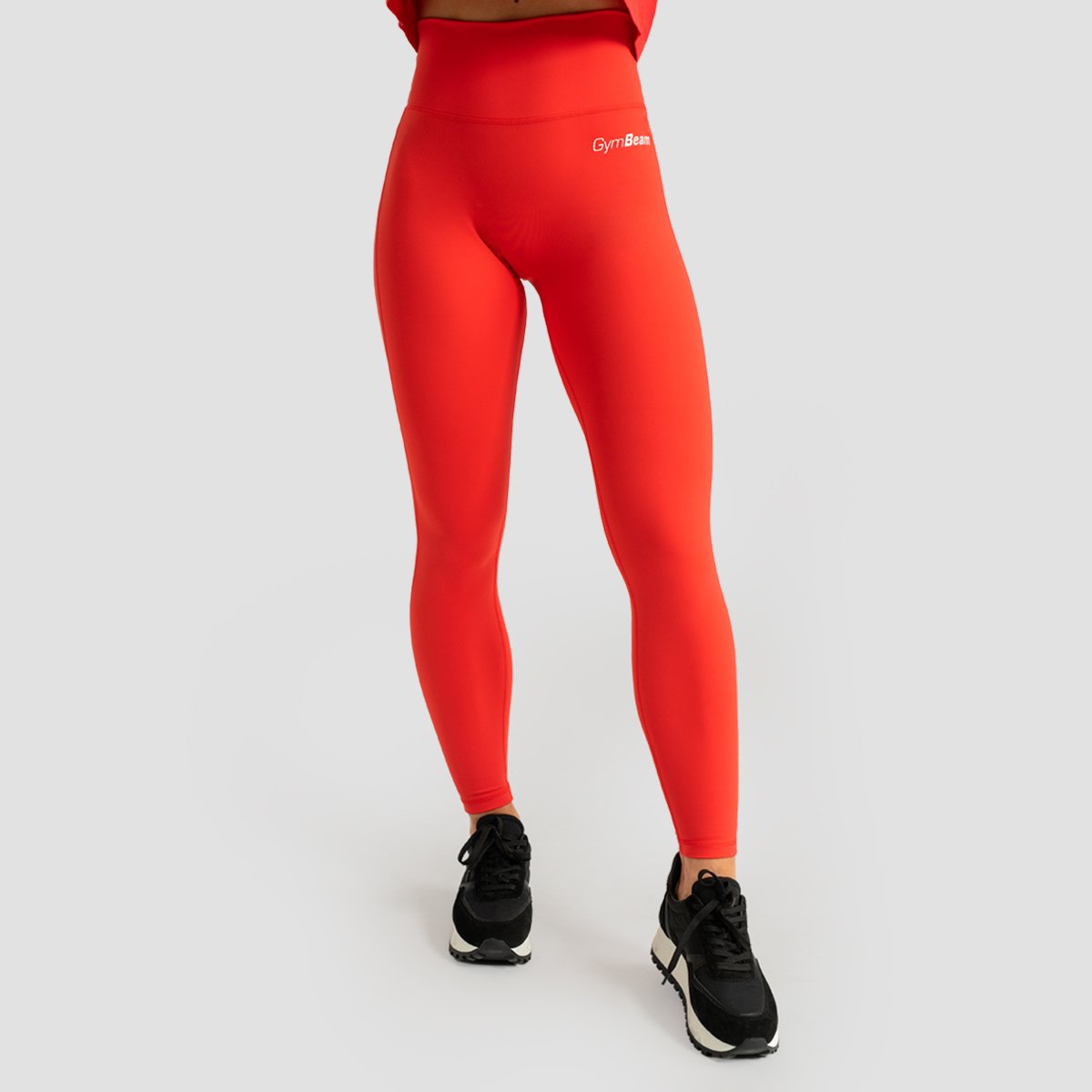 Colanți pentru femei High-waist Limitless Hot Red - GymBeam Colanți pentru femei High-waist Limitless Hot Red - GymBeam