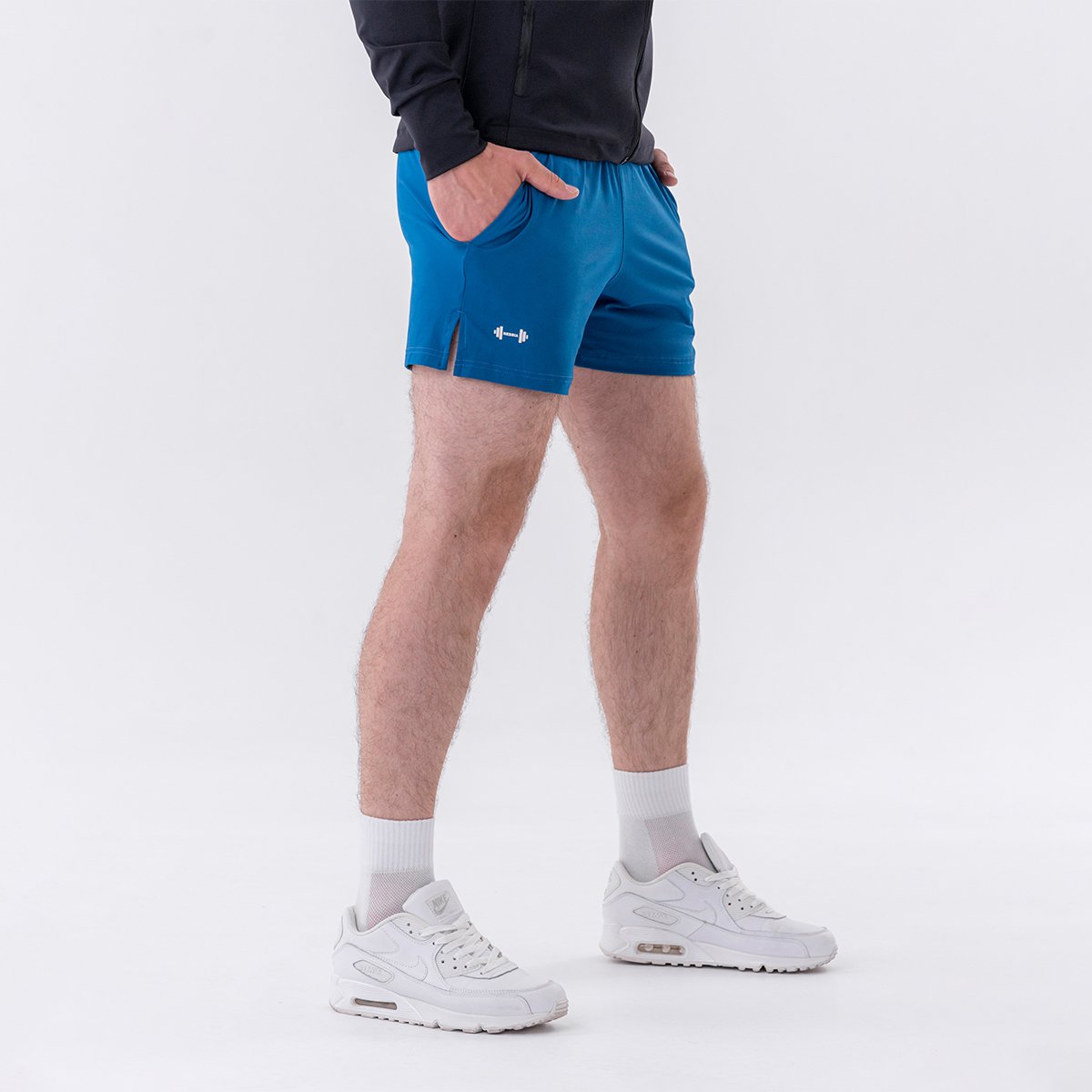 Pantaloni scurți funcționali cu uscare rapidă “Airy” Blue - NEBBIA Pantaloni scurți funcționali cu uscare rapidă “Airy” Blue - NEBBIA
