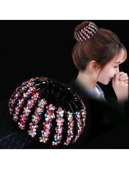 En-gros Accesoriu special pentru Coc, Hair Pin, stilizat cu strasuri, marime medie En-gros Accesoriu special pentru Coc, Hair Pin, stilizat cu strasuri, marime medie