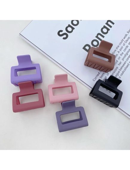 En-gros Cleste pentru par, din silicon, marime medie, model Dreptunghi, 6 culori En-gros Cleste pentru par, din silicon, marime medie, model Dreptunghi, 6 culori