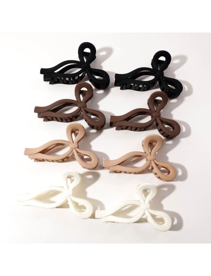 En-gros Cleste pentru par, model Fundita, marime mare, din silicon, 4 culori En-gros Cleste pentru par, model Fundita, marime mare, din silicon, 4 culori