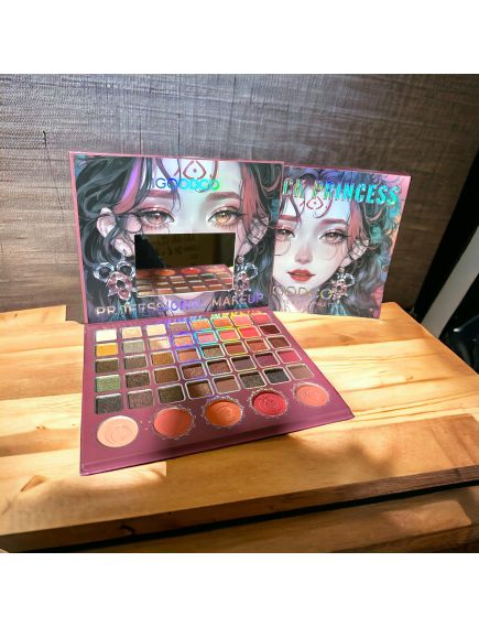 Trusa/Paleta-Fard IGOODCO engross pentru ochi + blush 40+5 culori 5155 Trusa/Paleta-Fard IGOODCO engross pentru ochi + blush 40+5 culori 5155