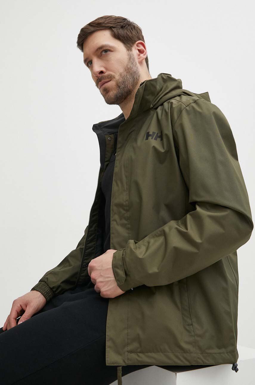Helly Hansen jacheta de exterior Dubliner culoarea verde, gore-tex Helly Hansen jacheta de exterior Dubliner culoarea verde, gore-tex