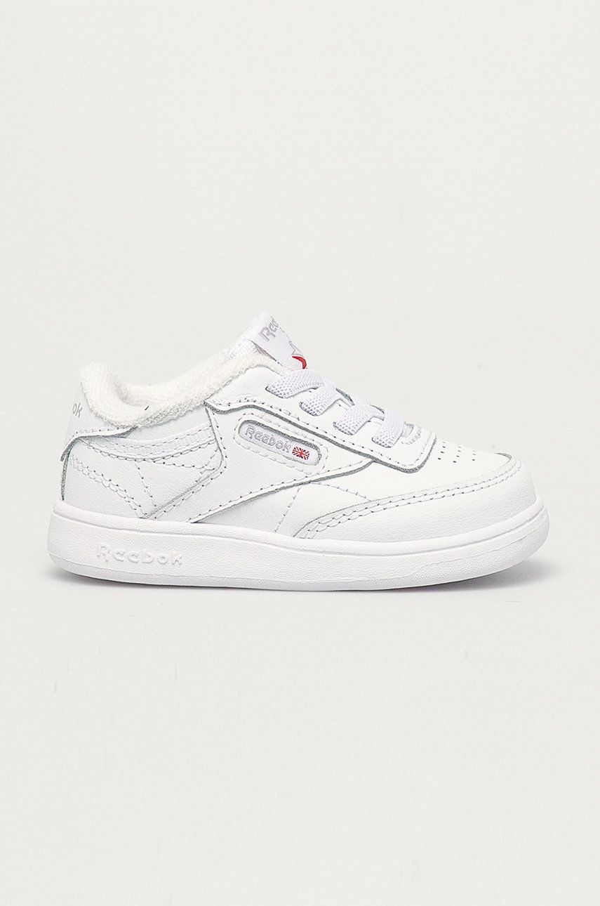 Reebok Classic încălțăminte din piele pentru copii FZ2095 culoarea alb Reebok Classic încălțăminte din piele pentru copii FZ2095 culoarea alb