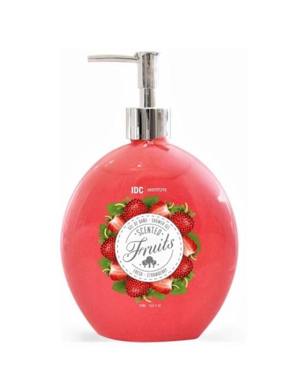 Gel de dus cu aroma de capsuni Scented Fruits IDC Institute 40406, 735ml Engros Gel de dus cu aroma de capsuni Scented Fruits IDC Institute 40406, 735ml Engros