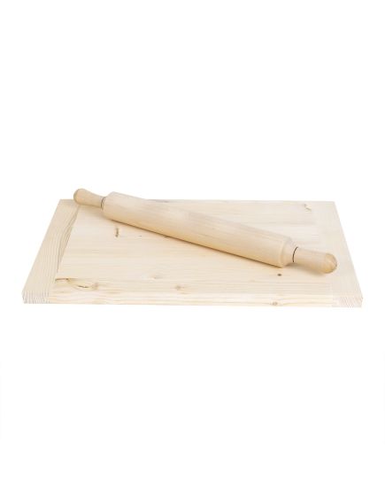 Planseta din lemn pentru modelat aluatul, 30x41cm + sucitor de 54cm / EXT 9871 Engros Planseta din lemn pentru modelat aluatul, 30x41cm + sucitor de 54cm / EXT 9871 Engros