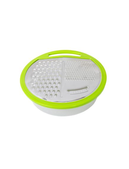 Razatoare cu recipient din plastic si capac, verde / CC9865_1 Engros Razatoare cu recipient din plastic si capac, verde / CC9865_1 Engros