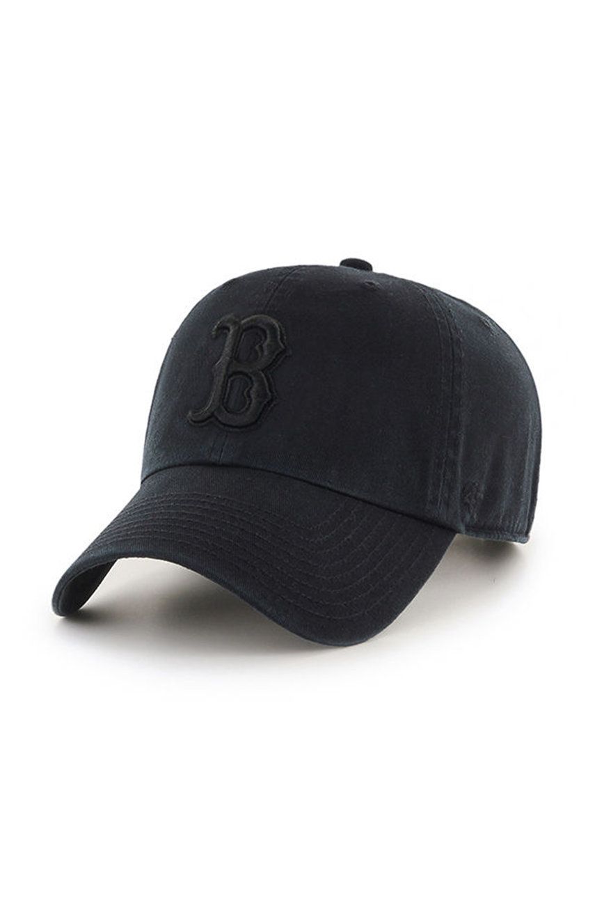 47brand șapcă MLB Boston Red Socks culoarea negru, cu imprimeu 47brand șapcă MLB Boston Red Socks culoarea negru, cu imprimeu
