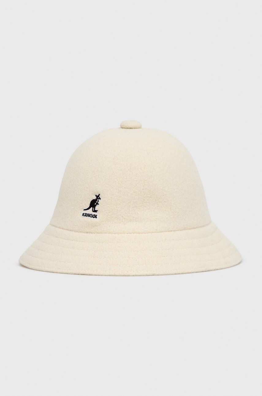 Kangol pălărie de lână culoarea bej, de lână K3451.WH103-WH103 Kangol pălărie de lână culoarea bej, de lână K3451.WH103-WH103