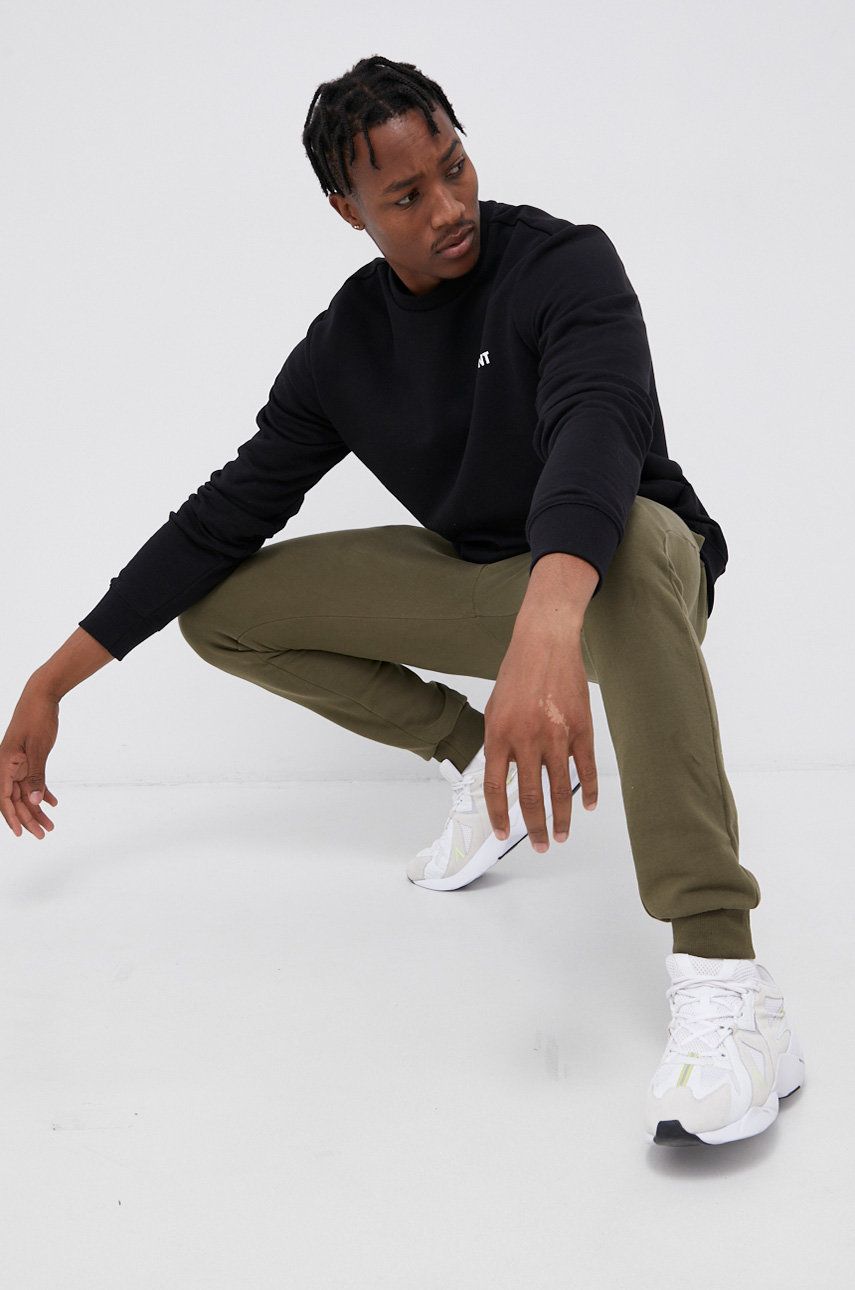 Ellesse pantaloni de trening culoarea verde, cu imprimeu SHK12643-429 Ellesse pantaloni de trening culoarea verde, cu imprimeu SHK12643-429