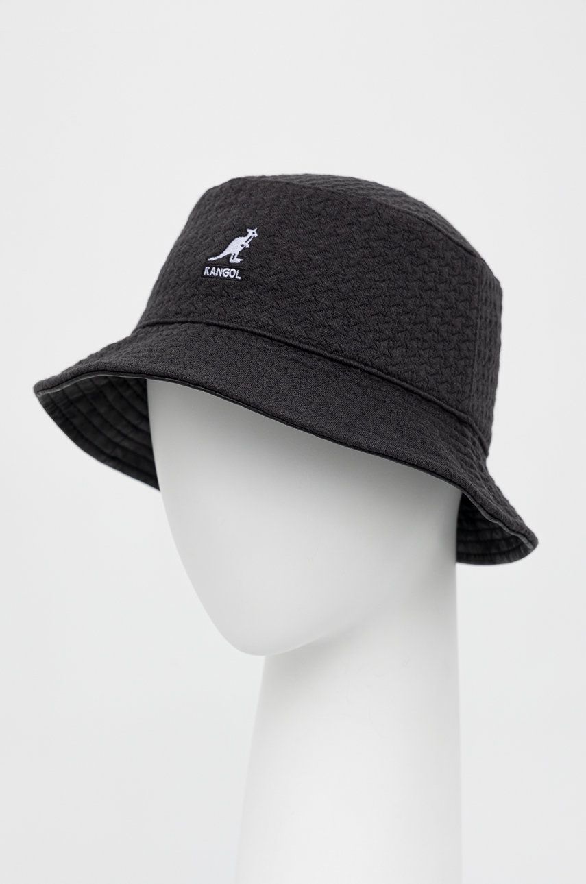 Kangol pălărie cu două fețe culoarea negru K5317.BB001-BB001 Kangol pălărie cu două fețe culoarea negru K5317.BB001-BB001