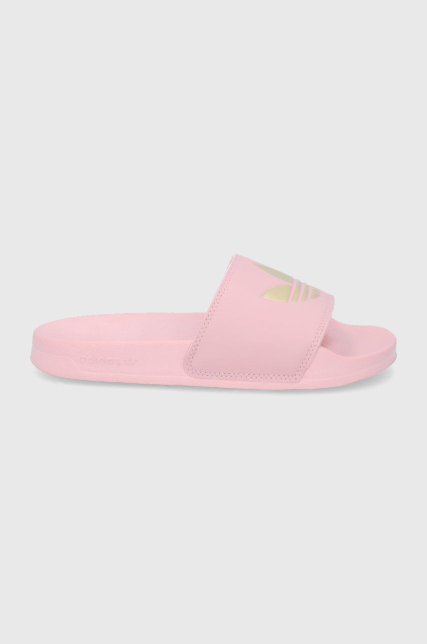 adidas Originals papuci Adilette GZ6198 femei, culoarea roz GZ6198-WONMAU adidas Originals papuci Adilette GZ6198 femei, culoarea roz GZ6198-WONMAU